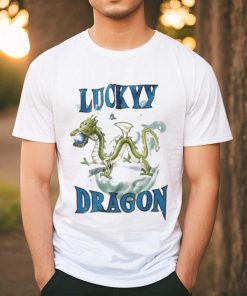 Minji And Hyein Wearing Lucky Blue Dragon T shirt