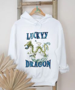 Minji And Hyein Wearing Lucky Blue Dragon T shirt