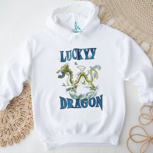 Minji And Hyein Wearing Lucky Blue Dragon T shirt