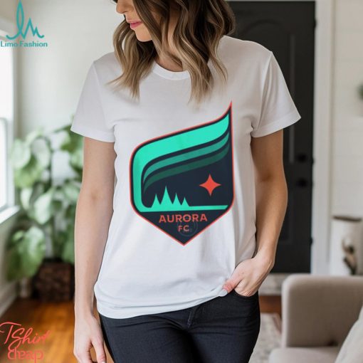Minnesota Aurora soccer club logo graphic design shirt