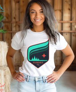 Minnesota Aurora soccer club logo graphic design shirt