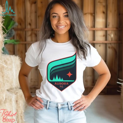 Minnesota Aurora soccer club logo graphic design shirt
