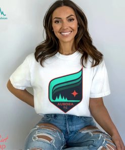 Minnesota Aurora soccer club logo graphic design shirt