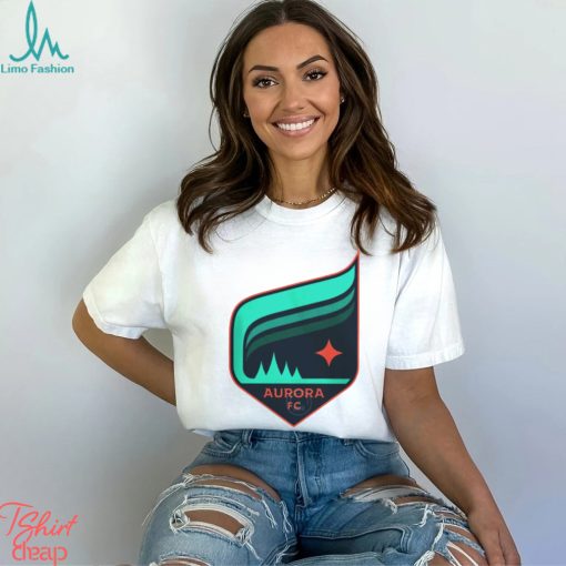 Minnesota Aurora soccer club logo graphic design shirt