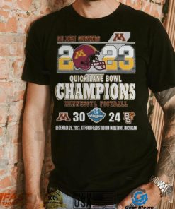 Minnesota Golden Gophers 2023 Quick Lane Bowl Champions Minnesota Football 30 24 Bowling Green Falcons December 26, 2023 At Ford Field Stadium In Detroit, Michigan shirt