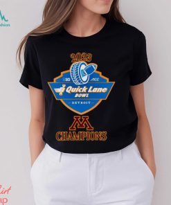 Minnesota Golden Gophers Champions 2023 Quick Lane Bowl shirt