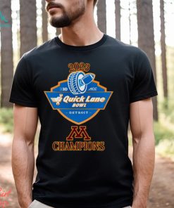 Minnesota Golden Gophers Champions 2023 Quick Lane Bowl shirt