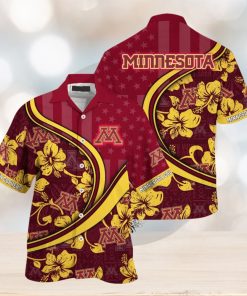 Minnesota Golden Gophers NCAA Us Flag Hawaiian Shirt Custom Summer Aloha Shirt