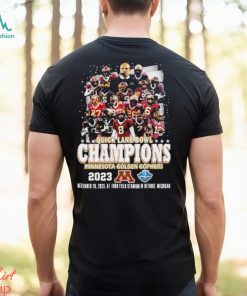 Minnesota Golden Gophers Team 2023 Quick Lane Bowl Champions Shirt
