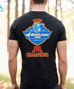 Minnesota Golden Gophers football 2023 Quick Lane Bowl Champions shirt