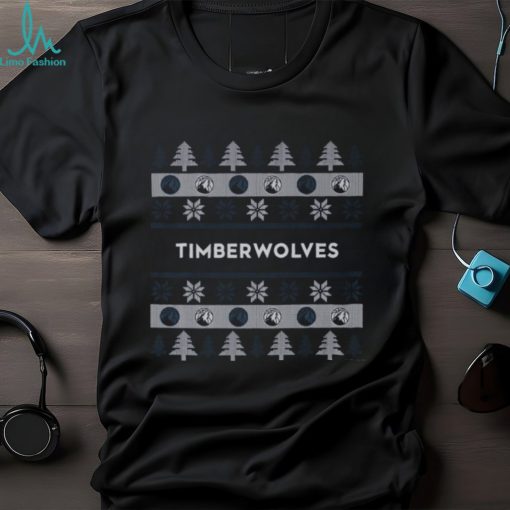 Minnesota Timberwolves Holiday Christmas Tree T Shirt