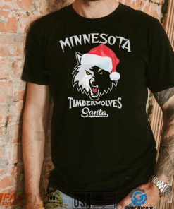 Minnesota Timberwolves Santa Hat Christmas Shirt
