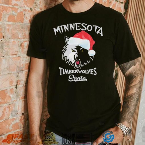 Minnesota Timberwolves Santa Hat Christmas Shirt