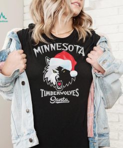 Minnesota Timberwolves Santa Hat Christmas Shirt