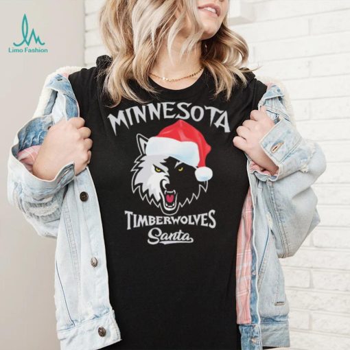 Minnesota Timberwolves Santa Hat Christmas Shirt