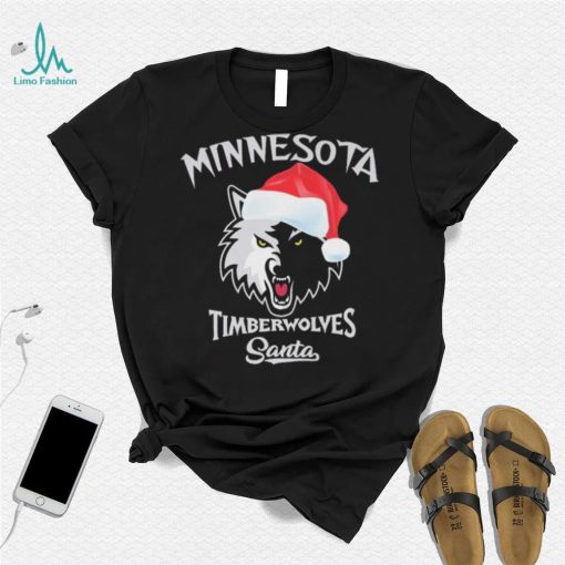 Minnesota Timberwolves Santa Hat Christmas Shirt
