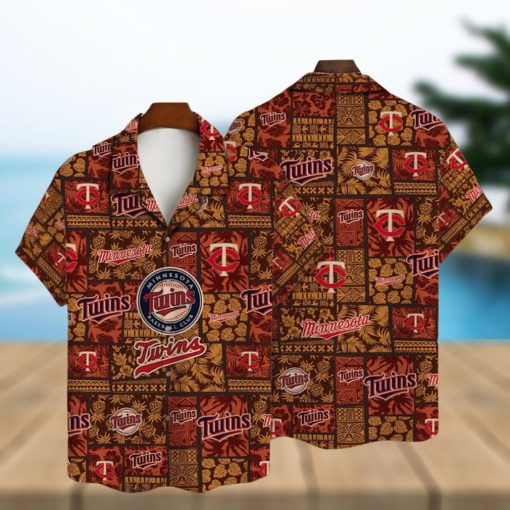 Minnesota Twins Major League Baseball 3D Print Hawaiian Shirt