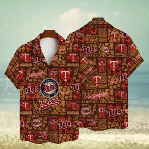 Minnesota Twins Major League Baseball 3D Print Hawaiian Shirt