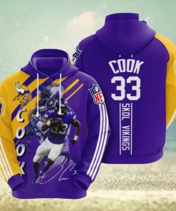 Minnesota Vikings 3D Printed Hoodie Ver 40