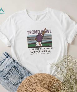 Minnesota Vikings Cris Carter Tecmo Bowl Touch Down shirt