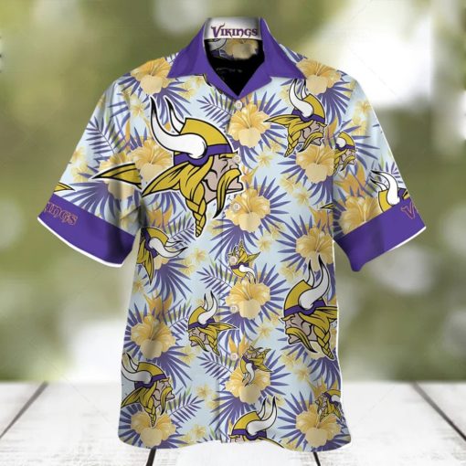 Minnesota Vikings Hawaiian Aloha Shirt Best Gift For Fans Hawaiian Shirt