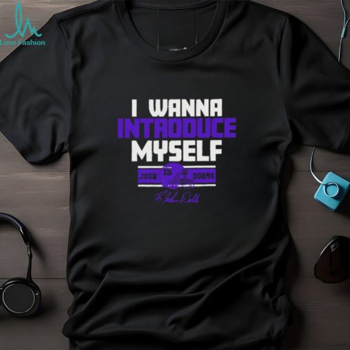 Minnesota Vikings Josh Dobbs I wanna introduce myself signature shirt