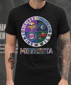 Minnesota Vikings Minnesota Timberwolves Minnesota Wild Minnesota Twins Minnesota Sports City shirt