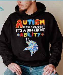 Minnesota Vikings NFL Autism Is Not A Disability 2024 Shirt