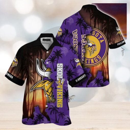 Minnesota Vikings NFL Customized Summer Hawaii Shirt For Sports Enthusiasts