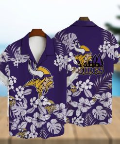 Minnesota Vikings National Football League 3D AOP Hawaiian Shirt