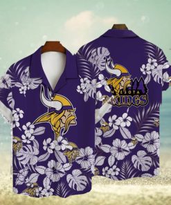 Minnesota Vikings National Football League 3D AOP Hawaiian Shirt