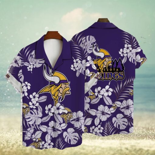 Minnesota Vikings National Football League 3D AOP Hawaiian Shirt