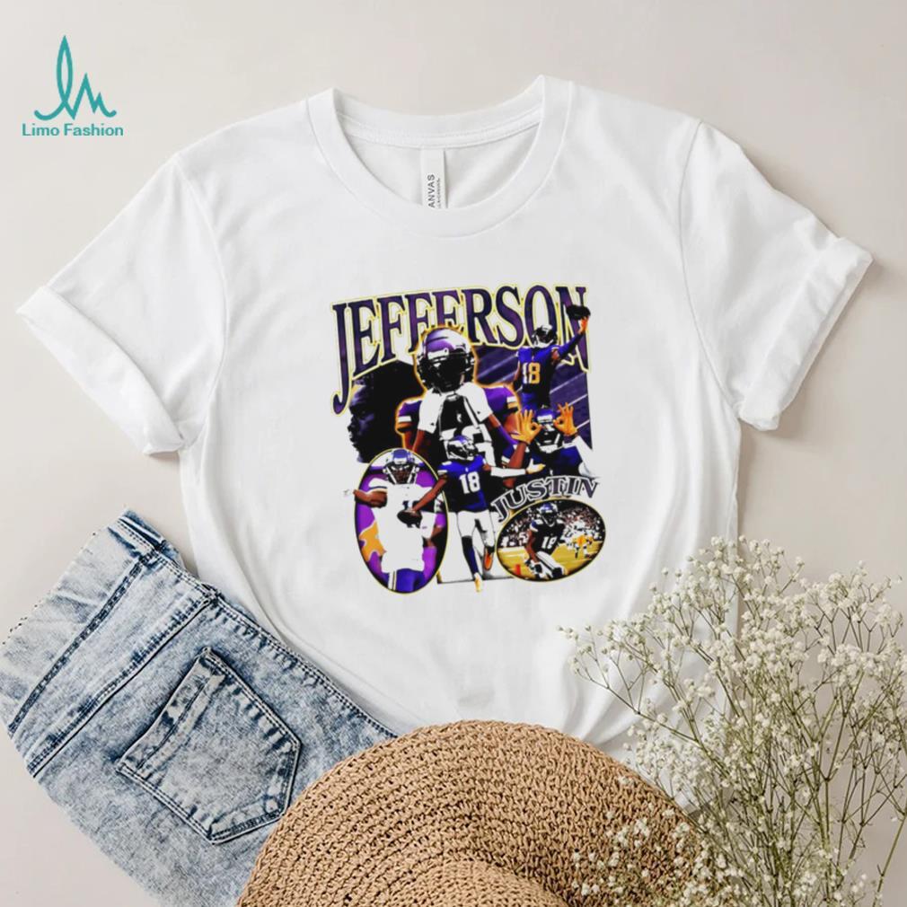 Minnesota Vikings football Justin Jefferson player the Griddy retro shirt Minnesota Vikings football Justin Jefferson player the Griddy retro shirt