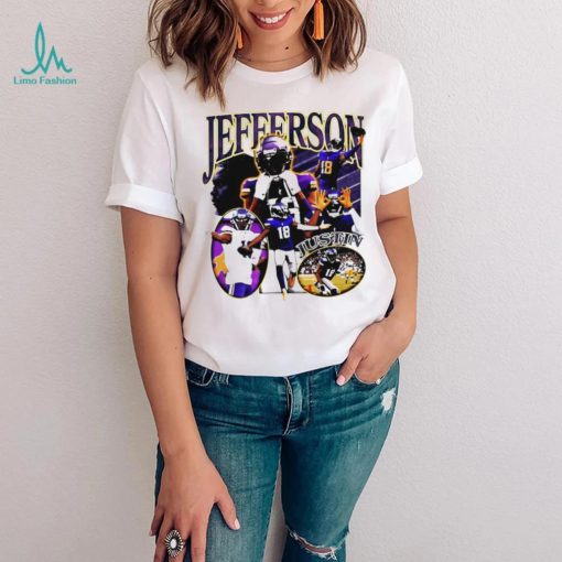 Minnesota Vikings football Justin Jefferson player the Griddy retro shirt