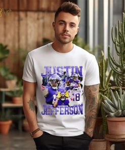 Minnesota Vikings football Justin Jefferson player the Griddy signature retro shirt