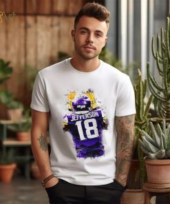 Minnesota Vikings football Justin Jefferson the Griddy behind the back funny shirt