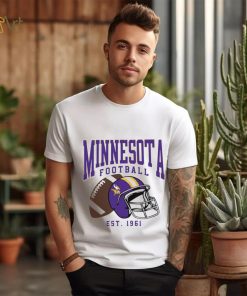 Minnesota Vikings football est. 1961 NFL helmet logo shirt