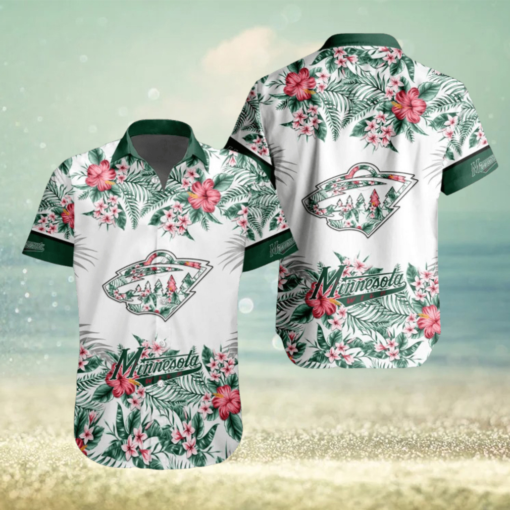 Minnesota Wild NHL Team Beach Vibe Hawaiian Shirt Minnesota Wild NHL Team Beach Vibe Hawaiian Shirt