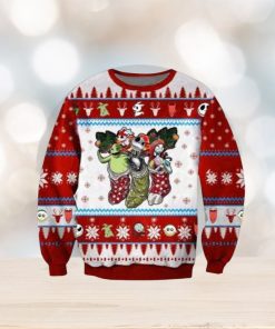 Minnie Kissing Mickey Disney Funny Couples S Ugly Christmas Sweaters