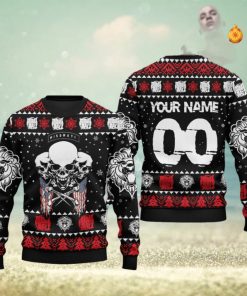 Miss May I Custom Name Ugly Christmas Sweater