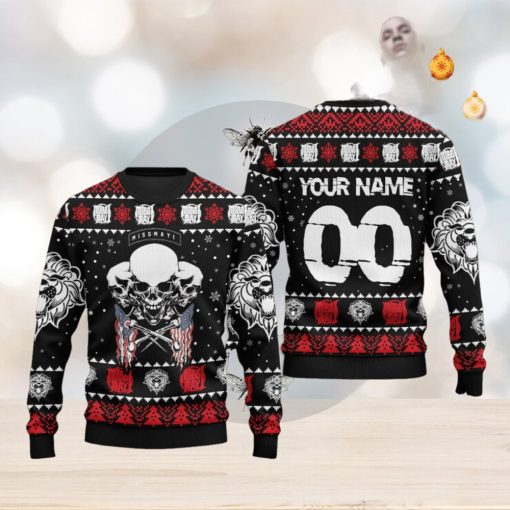 Miss May I Custom Name Ugly Christmas Sweater