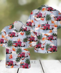 Mississauga Fire and Emergency Services Hawaiian Shirt Men And Women Gift Floral Beach