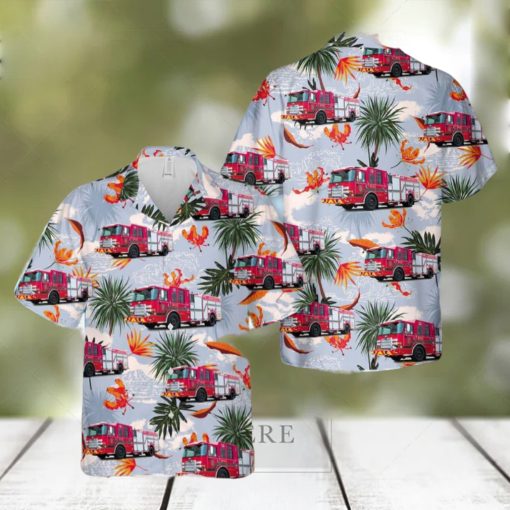 Mississauga Fire and Emergency Services Hawaiian Shirt Men And Women Gift Floral Beach