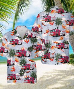 Mississauga Fire and Emergency Services Hawaiian Shirt Men And Women Gift Floral Beach