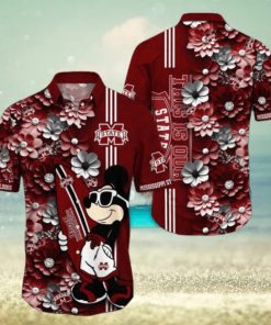 Mississippi State Bulldogs Hawaiian Shirt Mickey Love Surfing Trending Summer Gift