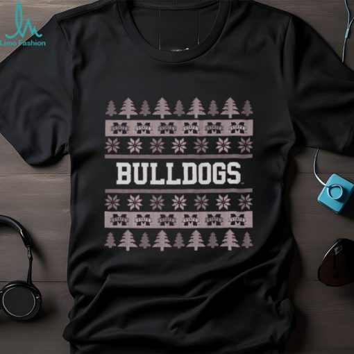 Mississippi State Bulldogs Holiday Christmas Tree T Shirt