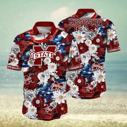 Mississippi State Bulldogs NCAA1 Hawaii Shirt Independence Day