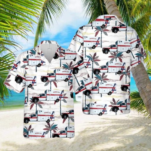 Missouri Monroe City Ambulance Hawaiian Shirt Men And Women Gift Floral Beach