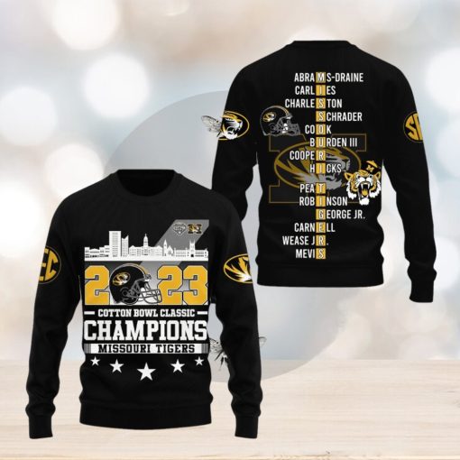 Missouri Tigers Cotton Bowl Classic Champions 2023 Hoodie T Shirt