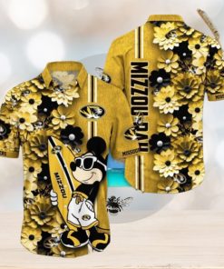 Missouri Tigers Hawaiian Shirt Mickey Love Surfing Trending Summer Gift